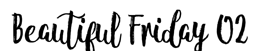 Beautiful Friday 02 Font Download Free